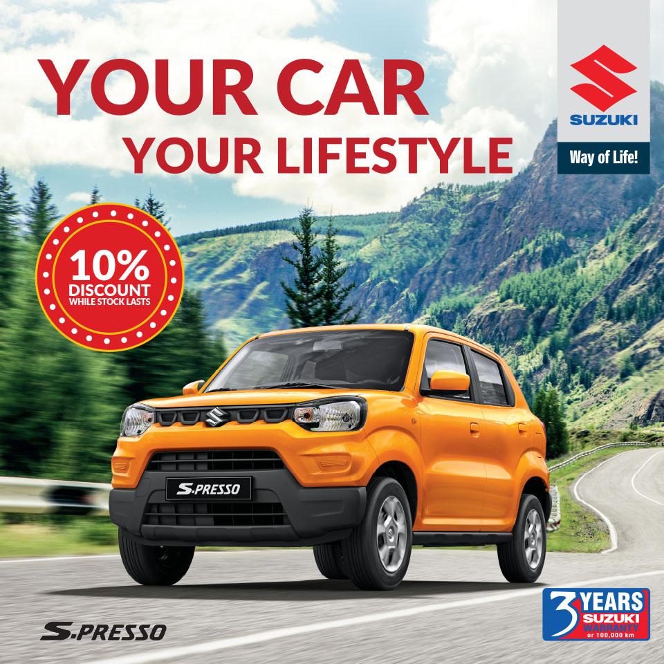 Suzuki S-Presso special offer
